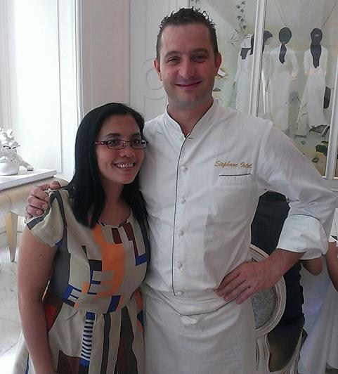 My lunch date and the man of the hour, Chef Stephane Istel.